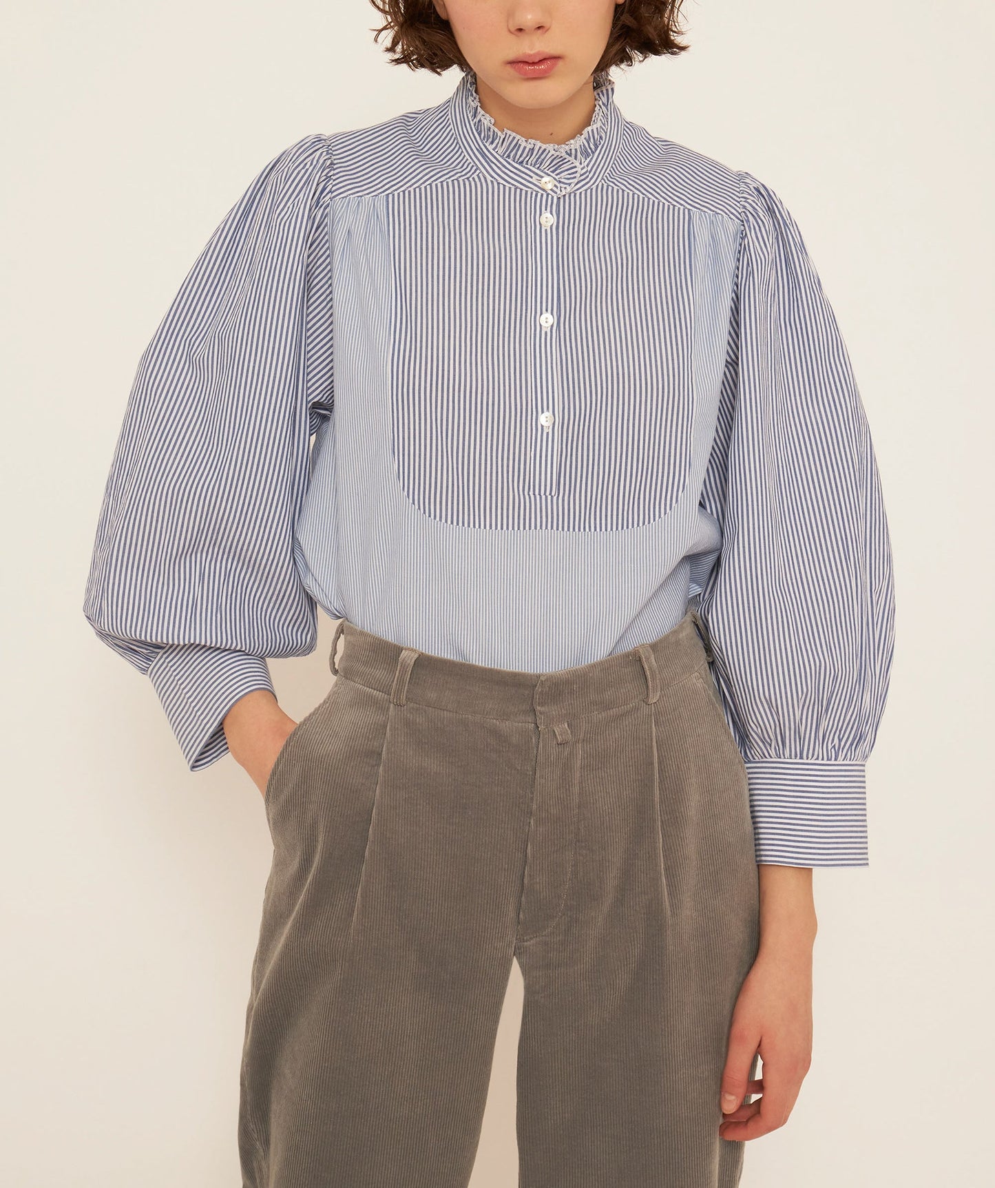 Popy puff sleeve blouse