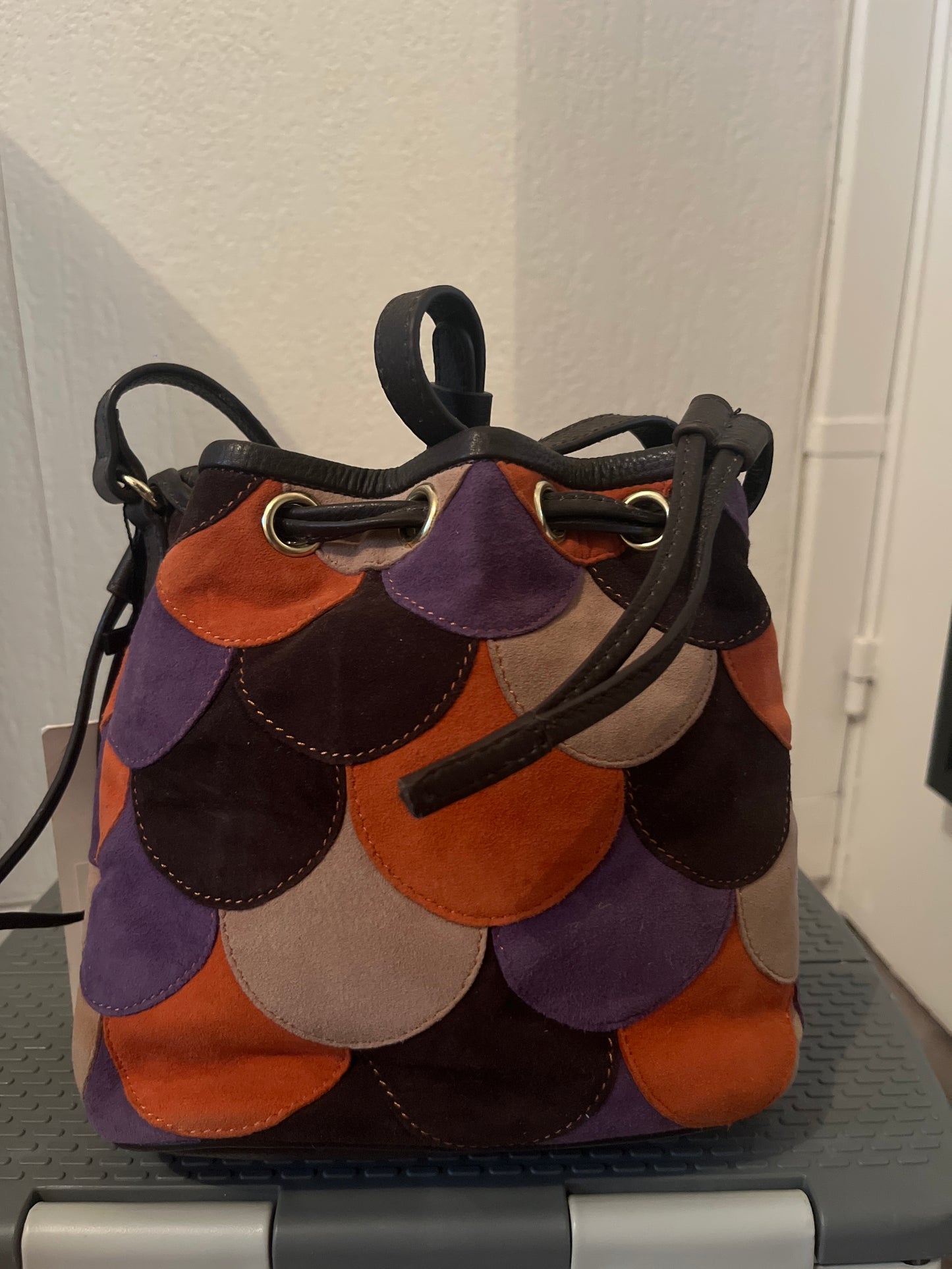 Small Pagayo patchwork bucket bag