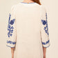 Vana long embroidered dress