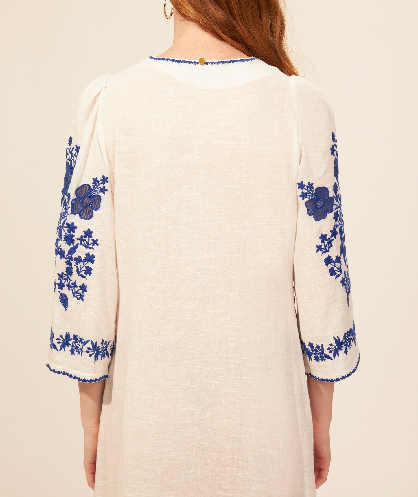 Vana long embroidered dress