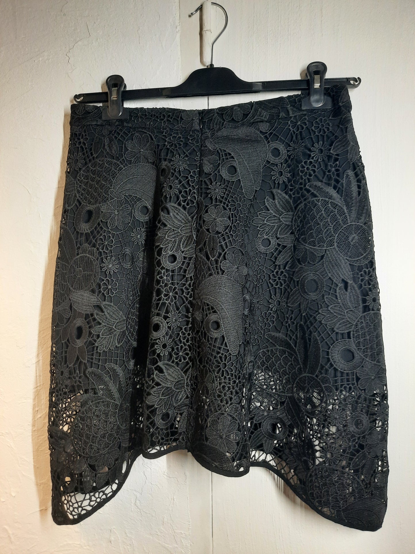 Jupe Noire guipure Lacy