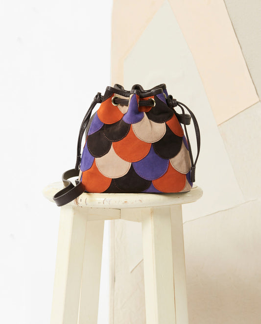 Small Pagayo patchwork bucket bag