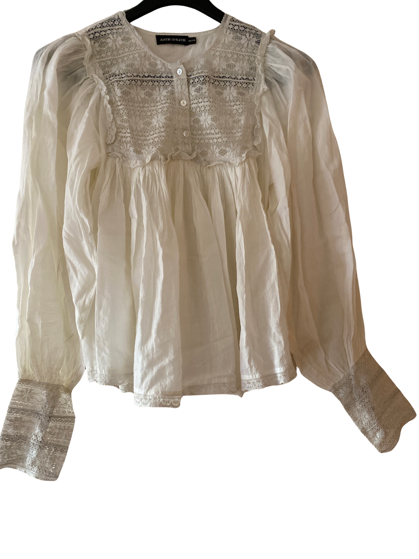 Agathe cream blouse