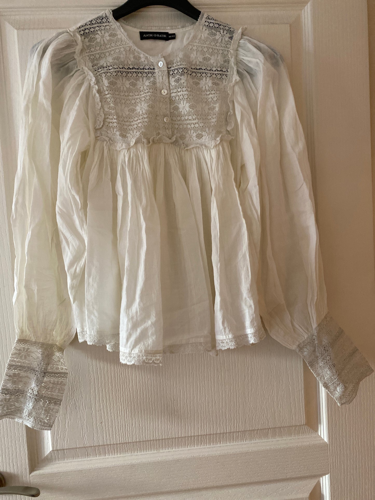 Agathe cream blouse