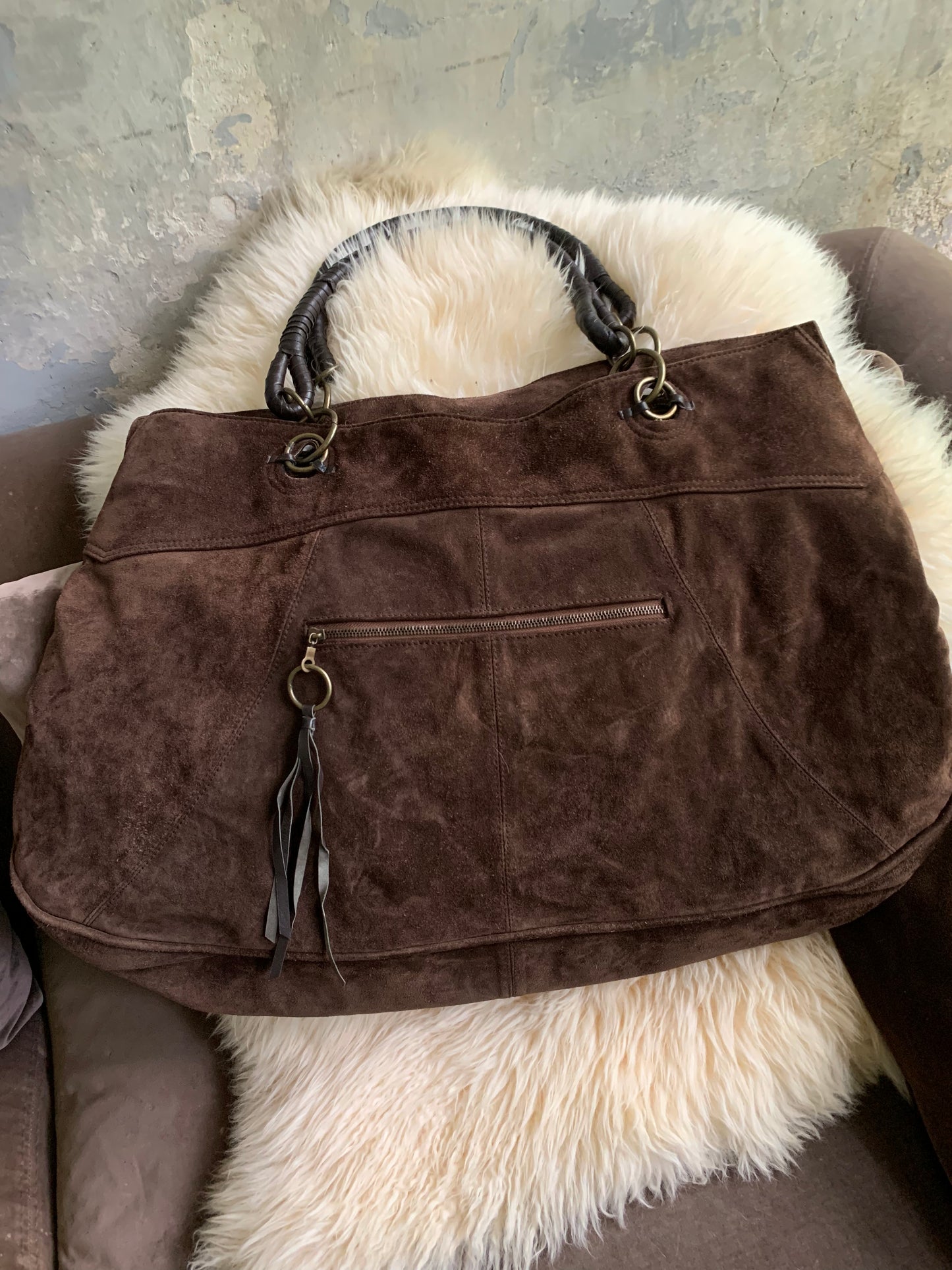 Sac cabas en cuir