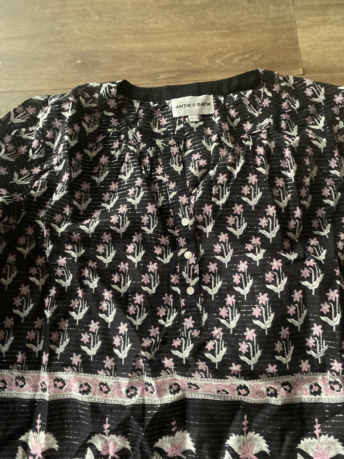 Blouse fluide à fleurs Mandee