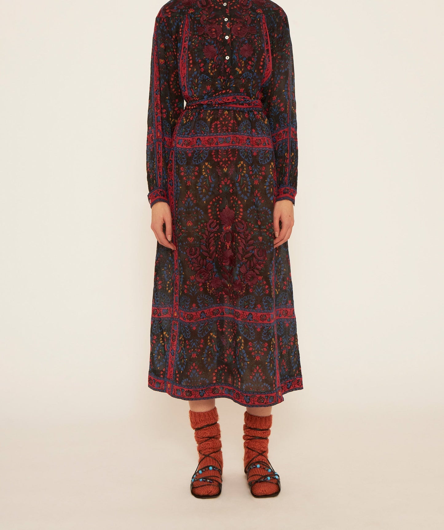 Tamir Embroidered Dress