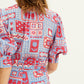 Honoka printed blouse