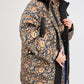 Kalak oversized printed puffer jacket