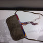 Ethnic suede handbag