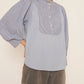 Popy puff sleeve blouse