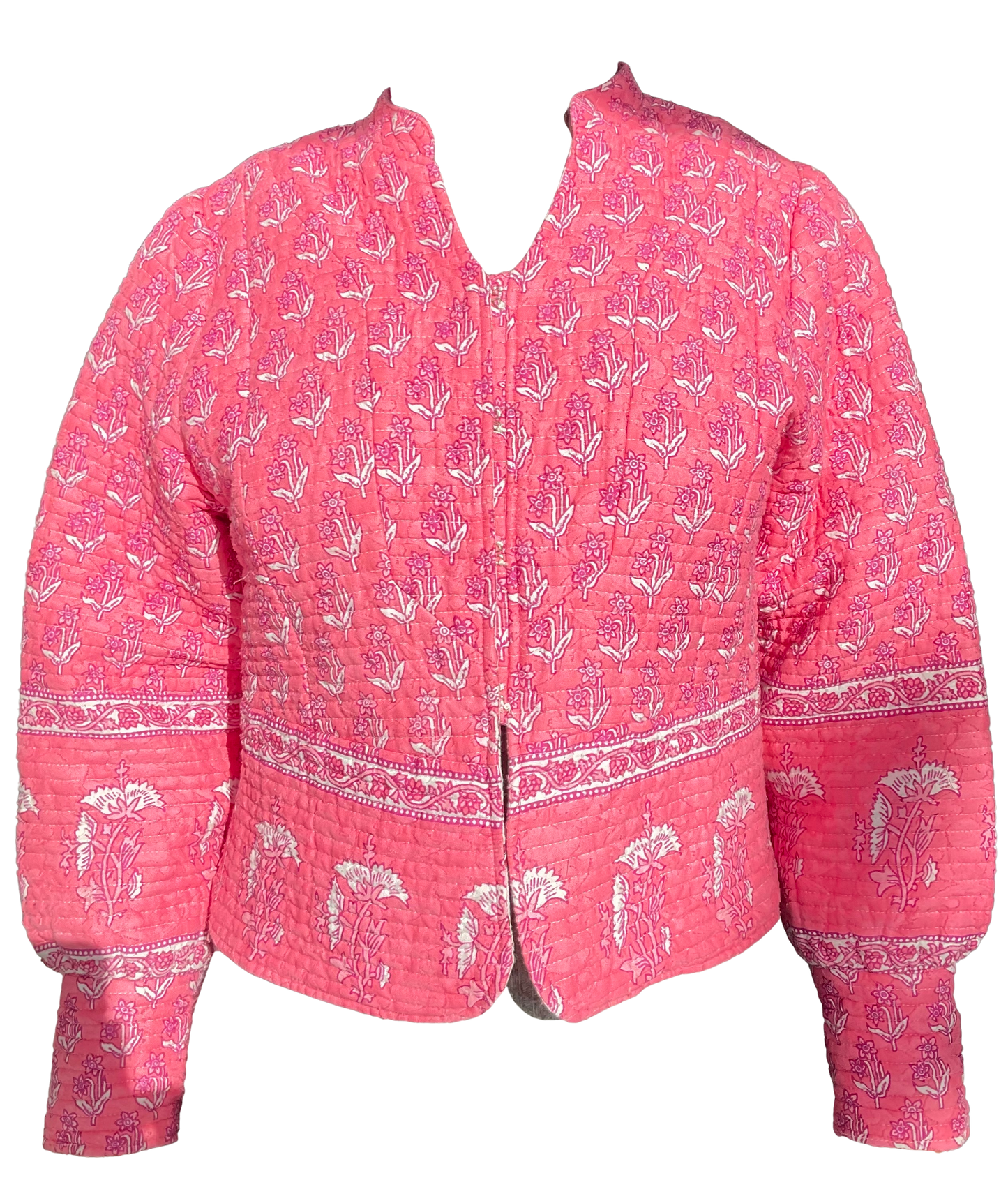 Pink printed jacket