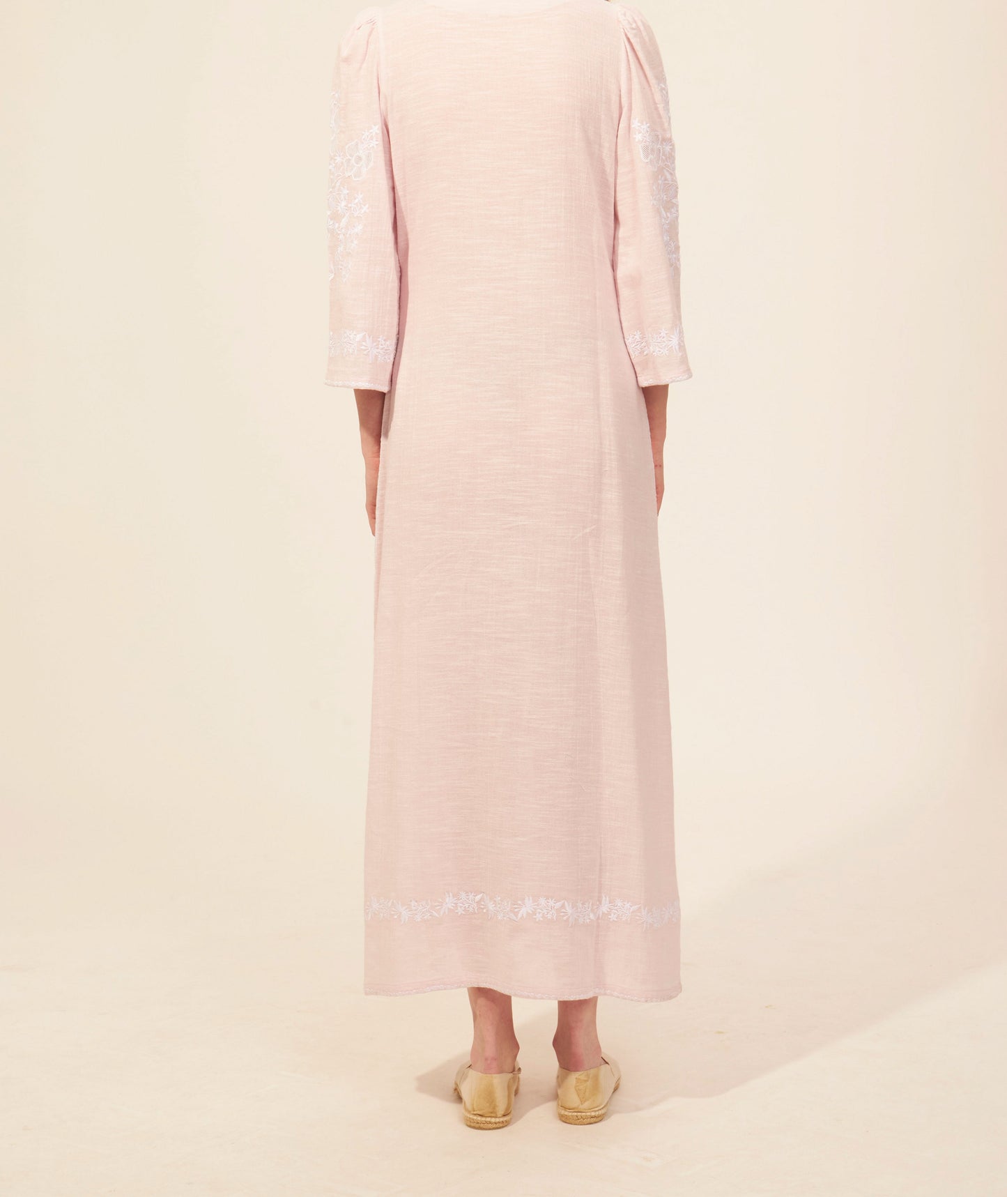 Vana long embroidered dress