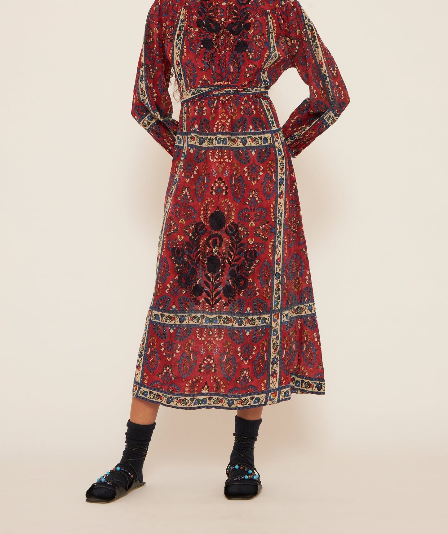 Tamir Embroidered Dress