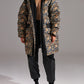 Kalak oversized printed puffer jacket