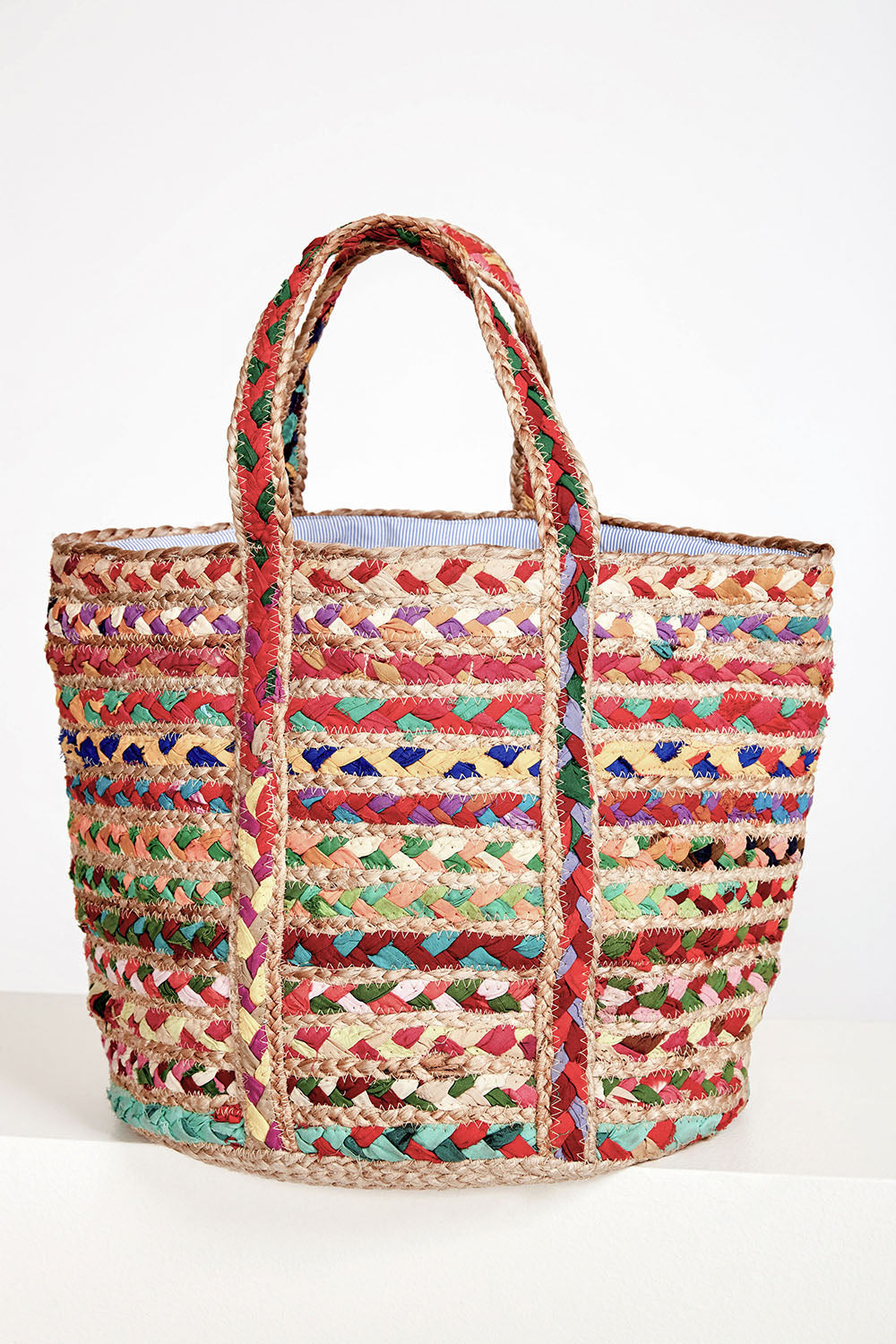 Jella braided jute tote