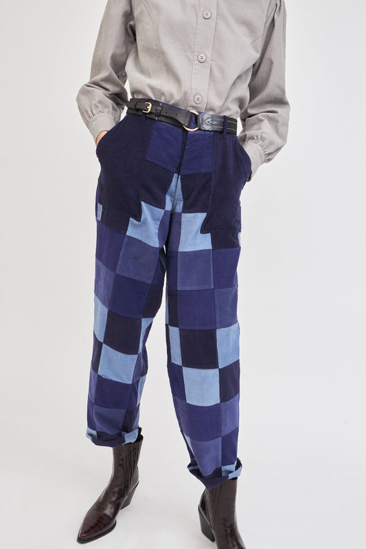 Lema patchwork trousers